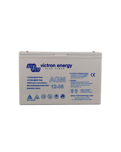 MONOBLOQUE PLOMO ÁCIDO AGM VICTRON DEEP CYCLE 12V 38AH C20