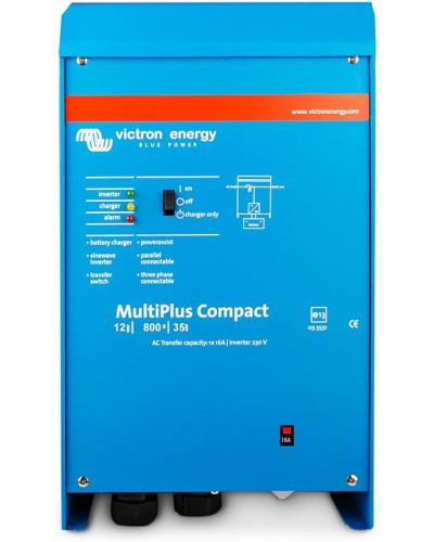 INVERSOR DE BATERIA/OFF-GRID VICTRON MULTIPLUS COMPACT 12/800/35-16