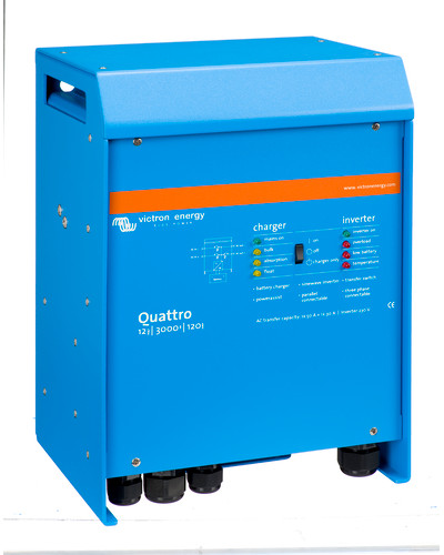 INVERSOR DE BATERIA/OFF-GRID VICTRON QUATTRO 12/3000/120-50/50