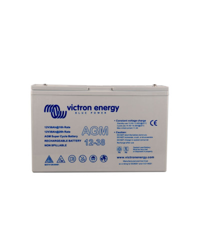 MONOBLOQUE CHUMBO ACIDO AGM VICTRON SUPER CYCLE BATT. (M5) 12V 38AH C20 