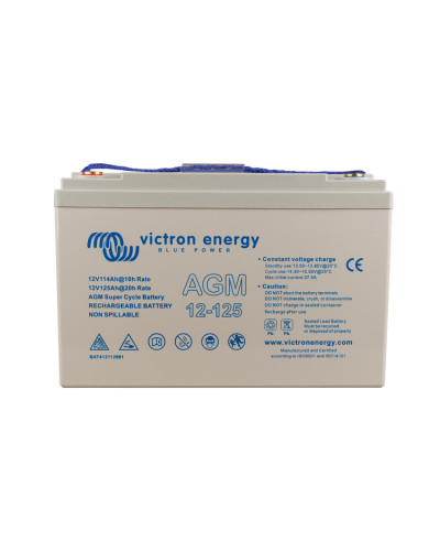 MONOBLOQUE CHUMBO ACIDO AGM VICTRON SUPER CYCLE BATT. (M8) 12V 125AH C20