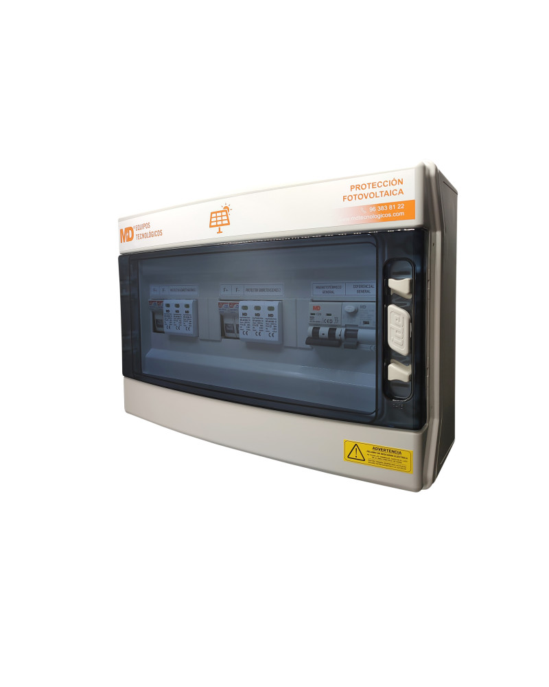 CUADRO DE PROTECCION DC/AC TRIFASICO 8 ENTRADAS/ 4 SALIDAS MAGNETO 63A