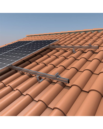 02.2V3-C ESTRUTURA FV SUNFER COPLANAR APARAFUSADA/BRAÇADEIRA DE TELHA