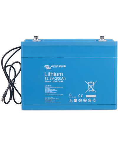 BATERIA LITIO LV (BAJO VOLTAJE) VICTRON LIFEPO4 12.8V 200AH-A - SMART