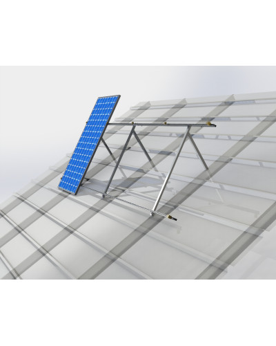 ESTRUTURA FV SOBRELEVADA BET FAST PREMONTADA 30º (2350MM) KIT 2 MODULOS FV