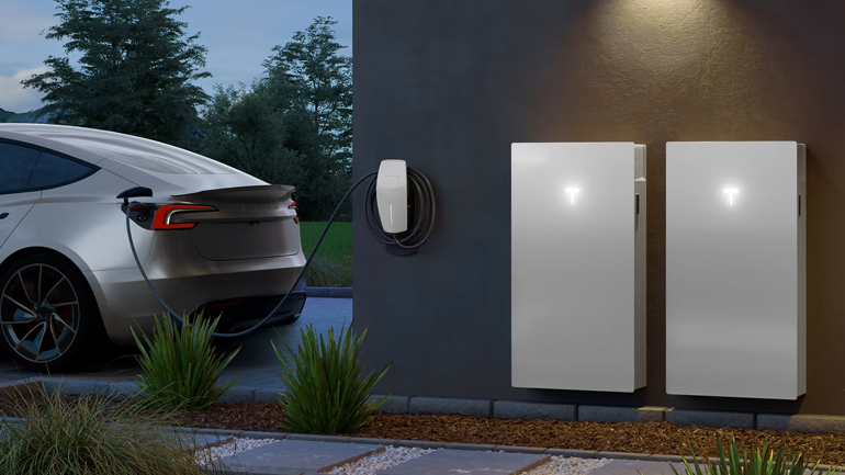 TESLA Powerwall 3 con cargador de coche
