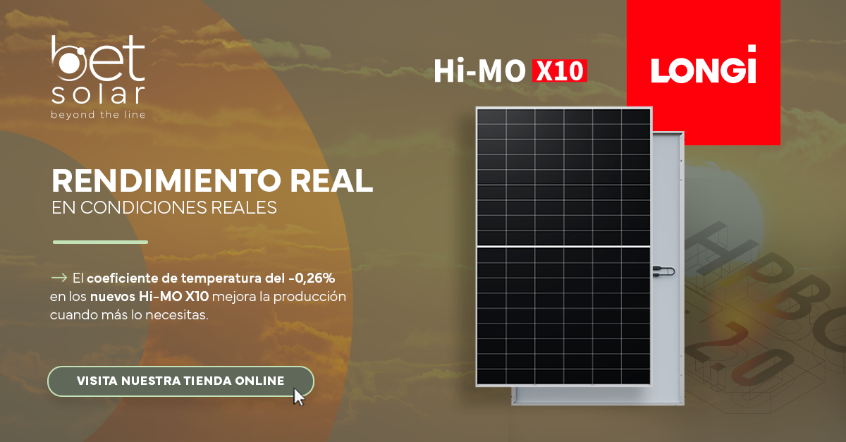 Longi módulo fotovoltaico HI MO X10